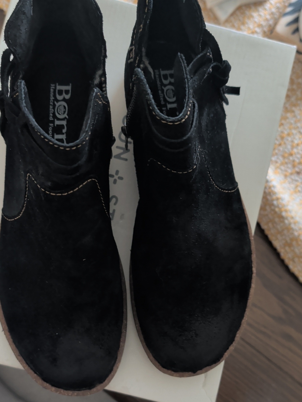 Born Black Suede Chukka Ankle Boots